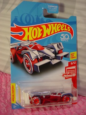 2018 Hot Wheels FLASH DRIVE chrome/white Special Features Target RED exclusive
