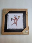 Cypress Home Ceramic Reindeer Gourmet Xmas Trivet or Wall Decor 8x8 Frame NEW