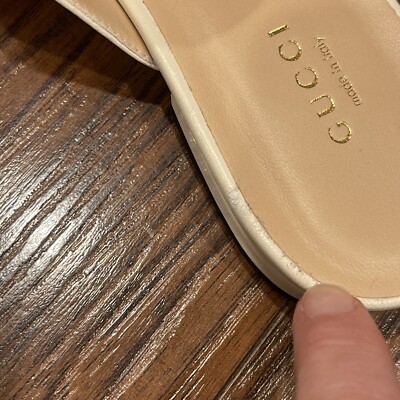 Women's Gucci Blondie Thong Sandal Size 39/8.5 | eBay