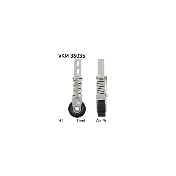 Riemenspanner, Keilrippenriemen SKF VKM 36035 FüR Renault, Mitte, Mitte Rechts-image