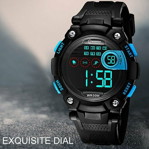 Kids Digital Electronic Watch Waterproof Children Boys Girls Sports LED Watches eBay