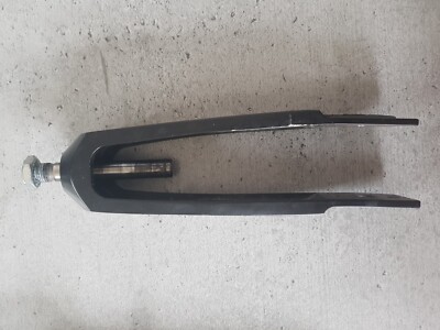 gebrauchte schwarze Lenkradgabel, wahrscheinlich Sopur oder  ProActiv