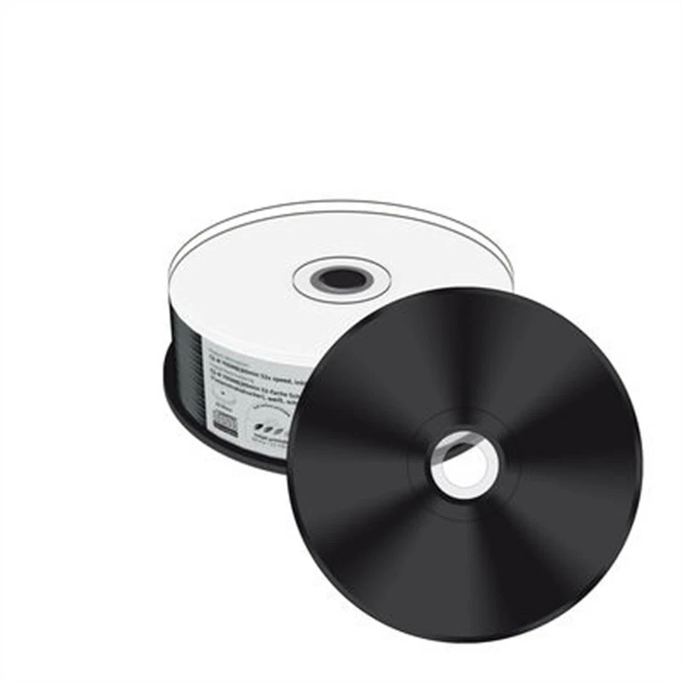 600 x CD-R 700MB 80min 52x Speed Inkjet Fullsurface Printable Black Dye CakeTubs - Image 4 of 4