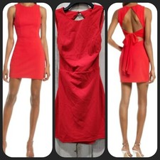 LULUS Confident Cutie Red Tie Back Sleeveless Mini Dress**Cute Size SMALL**NWOT*