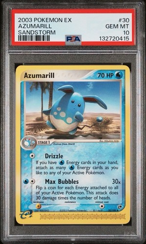 Azumarill graded PSA 10 for sale on eBay