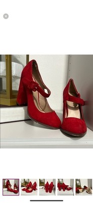 Mix No. 6 Red Heels Elegant Stiletto Pumps
