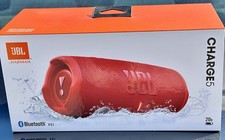 JBL Charge 5 Portable Waterproof Bluetooth Speaker - Red