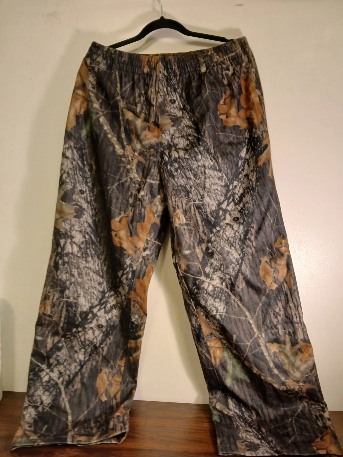 LL Bean Woodland Camo Gore-Tex Pants Hunting Size Large Multisport Vintage