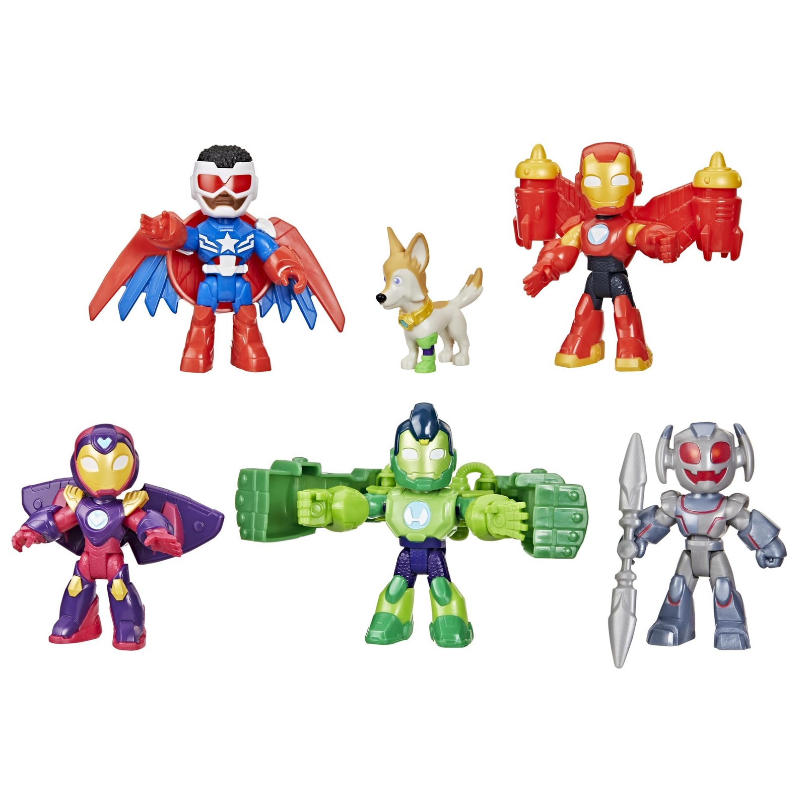 Marvel Iron Man and his Awesome Friends Superrstung Avengers Pack Action-Figure 7890₽