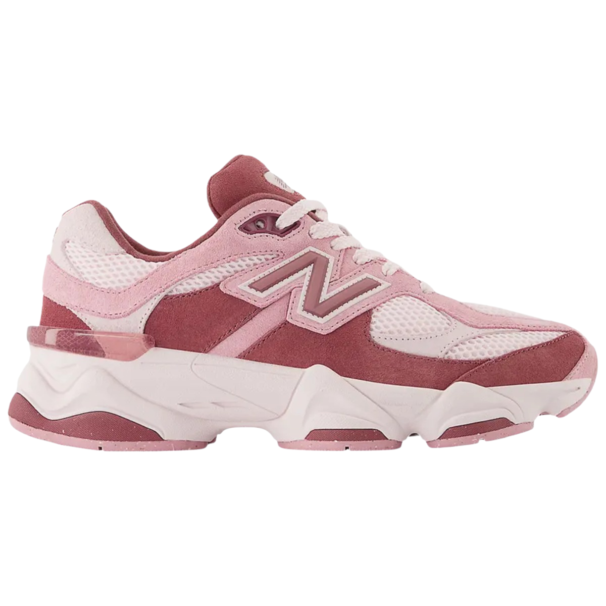 New Balance 9060 Pink Granite Washed Burgundy GC9060EP GS New