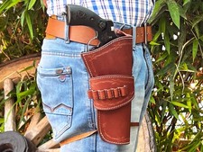 Leather fast Draw Single Action Revolver Holster 22ca Choose Gun Model 4-7"