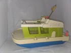 Vintage 1972 Fisher-Price Happy Houseboat #985 Little People Play Family Boat