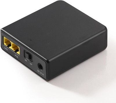 Mini UPS Battery Backup: 37Wh 5000Mah Uninterruptible Power Supply, Surge Protec