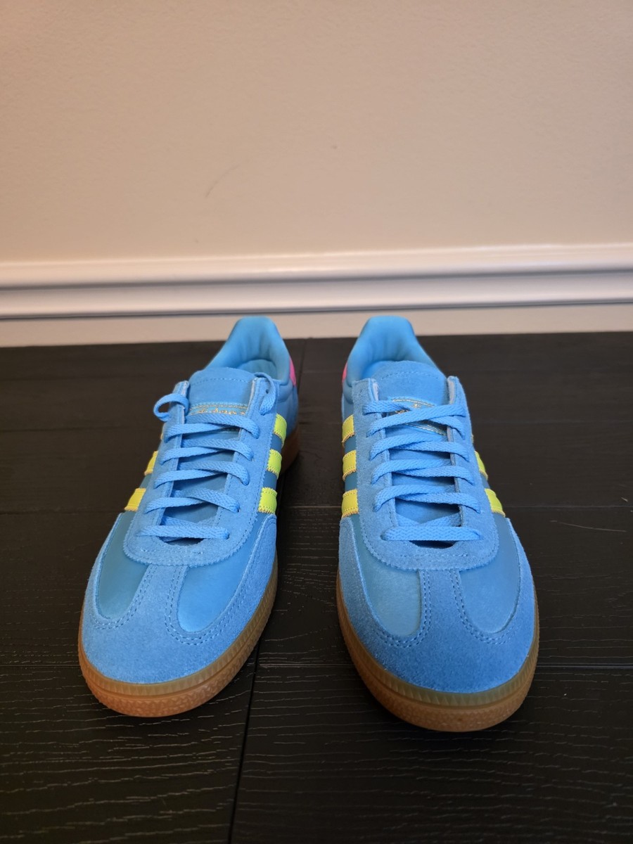 Size 9 - adidas Handball Spezial Sky Rush Solar Yellow Satin W for