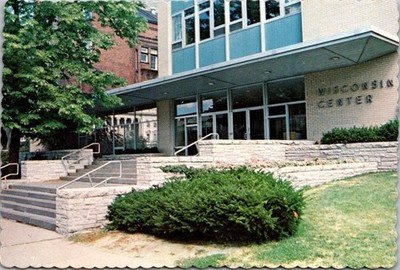 Madison Wisconsin Wisconsin Center Building Continental Postcard A946