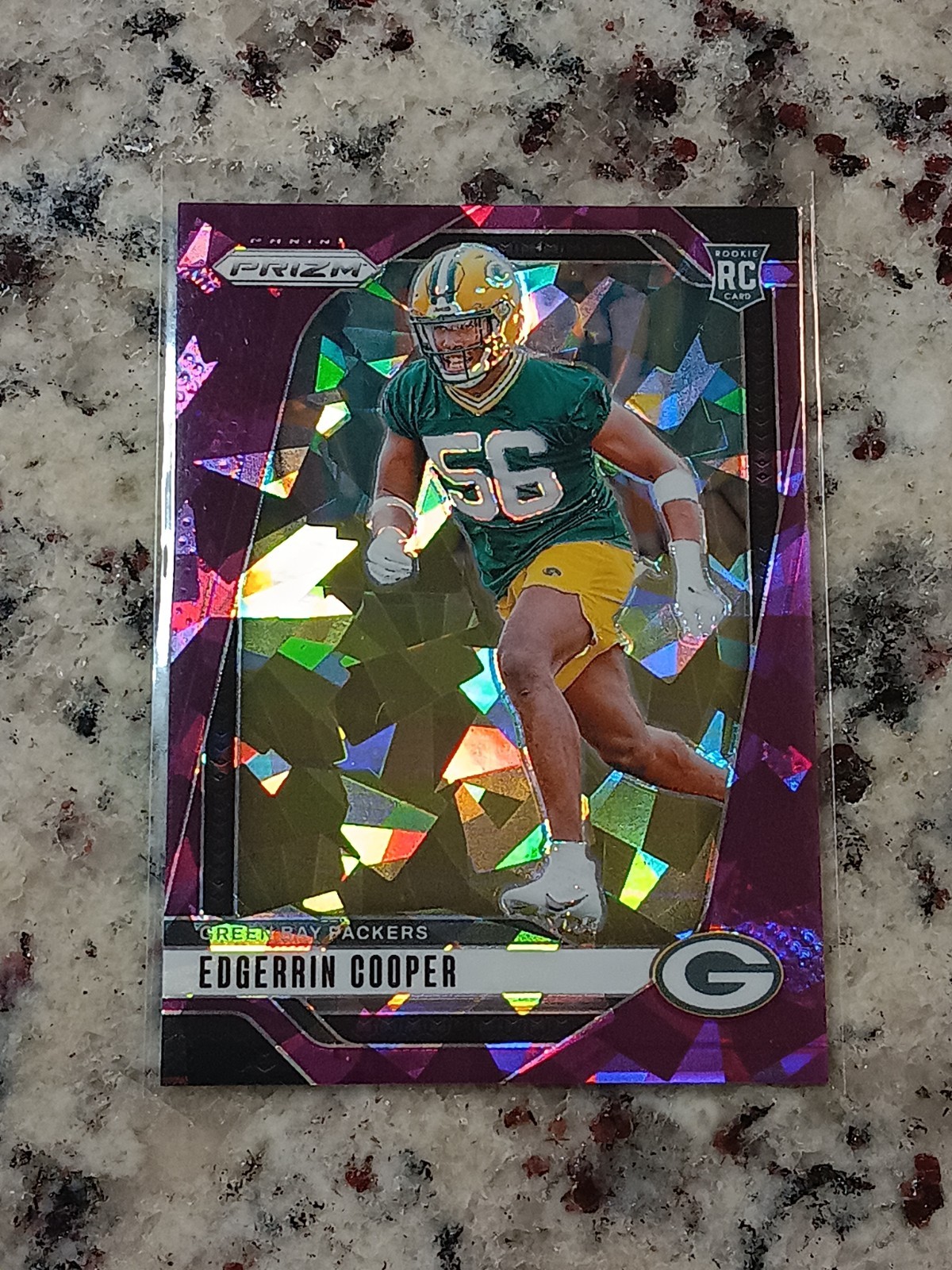 2024 Prizm Edgerrin Cooper Purple Ice Prizm Rookie /225 RC #331 Packers