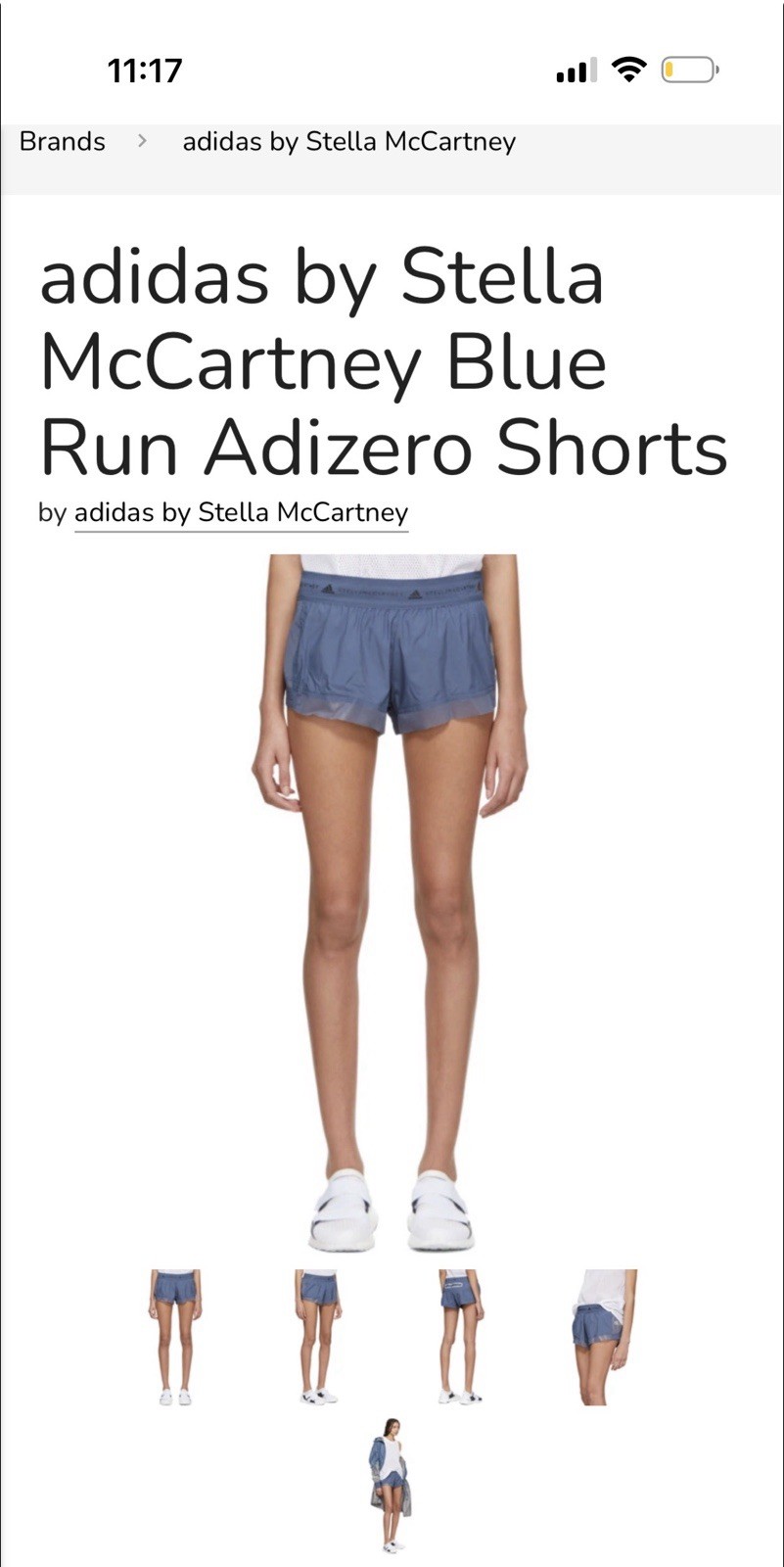 Adidas x Stella McCartney shorts