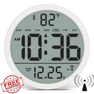 WallarGe Atomic Wall Clock White