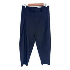 CH Carolina Herrera Pants Black 30 Wool Blend Tapered Trouser