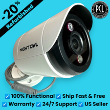   Night Owl C50X 5MP HD White Bullet Security Spotlight Camera CM-C50XL-BU-JF  