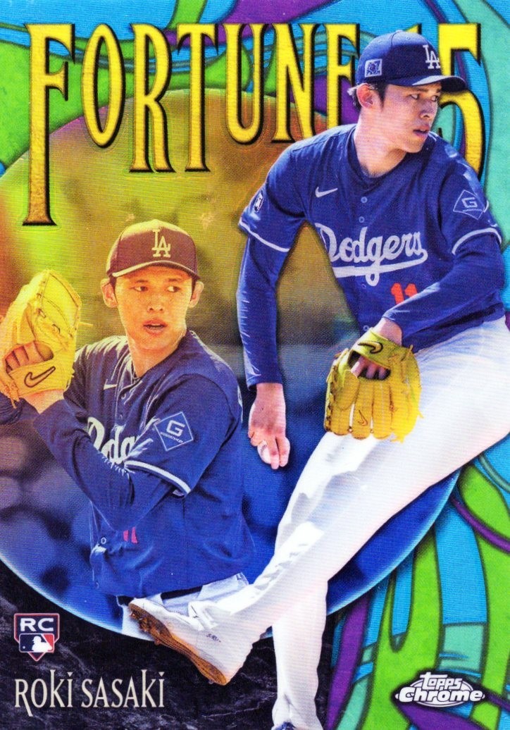Topps Chrome 2025 Roki Sasaki fortune 5 | eBay