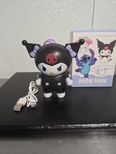 Sanrio Kuromi portable hang around your neck fan with usb charger