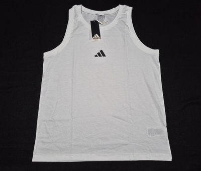 #ad Adidas Men#x27;s Multi Sports SL Summer Gym Tank Top JE8984 White $23.99