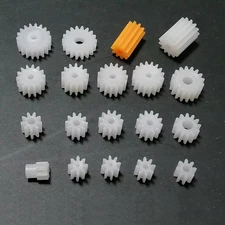 Plastic Spindle Gear Module 0.5 Mod Spur Gears for Toy Parts Car Motor Robot DIY