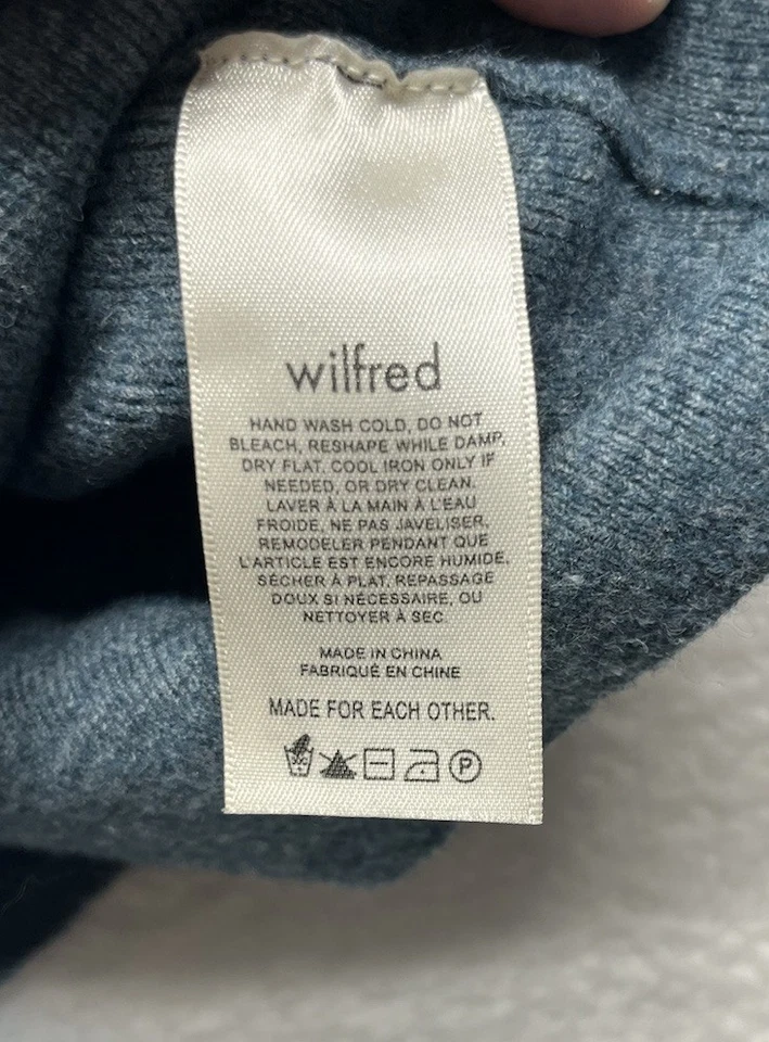 Aritzia Wilfred Sweater Womens M Greer Wool Cashmere Blend Sweetheart Bustier - Image 3 of 4