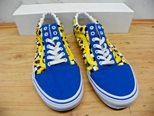 MEN'S VANS OFF THE WALL SUNFLOWER CHECKERBOARD OLD SKOOL SHOES SIZE 12