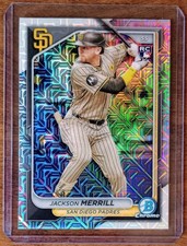 Jackson Merrill 2024 Bowman Chrome Mega Box Mojo Refractor #27 Rookie Card RC