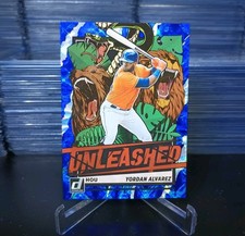 2021 Donruss Yordan Alvarez Unleashed Blue /249 INSERT Houston Astros