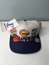 1995 Back To Back Houston Rockets World Champions Logo Athletic Snapback Cap NWT