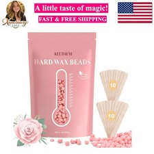Hard Wax Hair Removal Beads - Painless Waxing for Sensitive Skin, Full Body W...