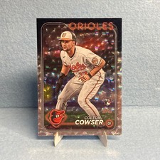 2024 Topps Series 1 Baseball / Colton Cowser RC #257 Silver Crackle Foil