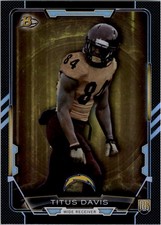 2015 Bowman Rainbow Black #R98 Titus Davis - FB
