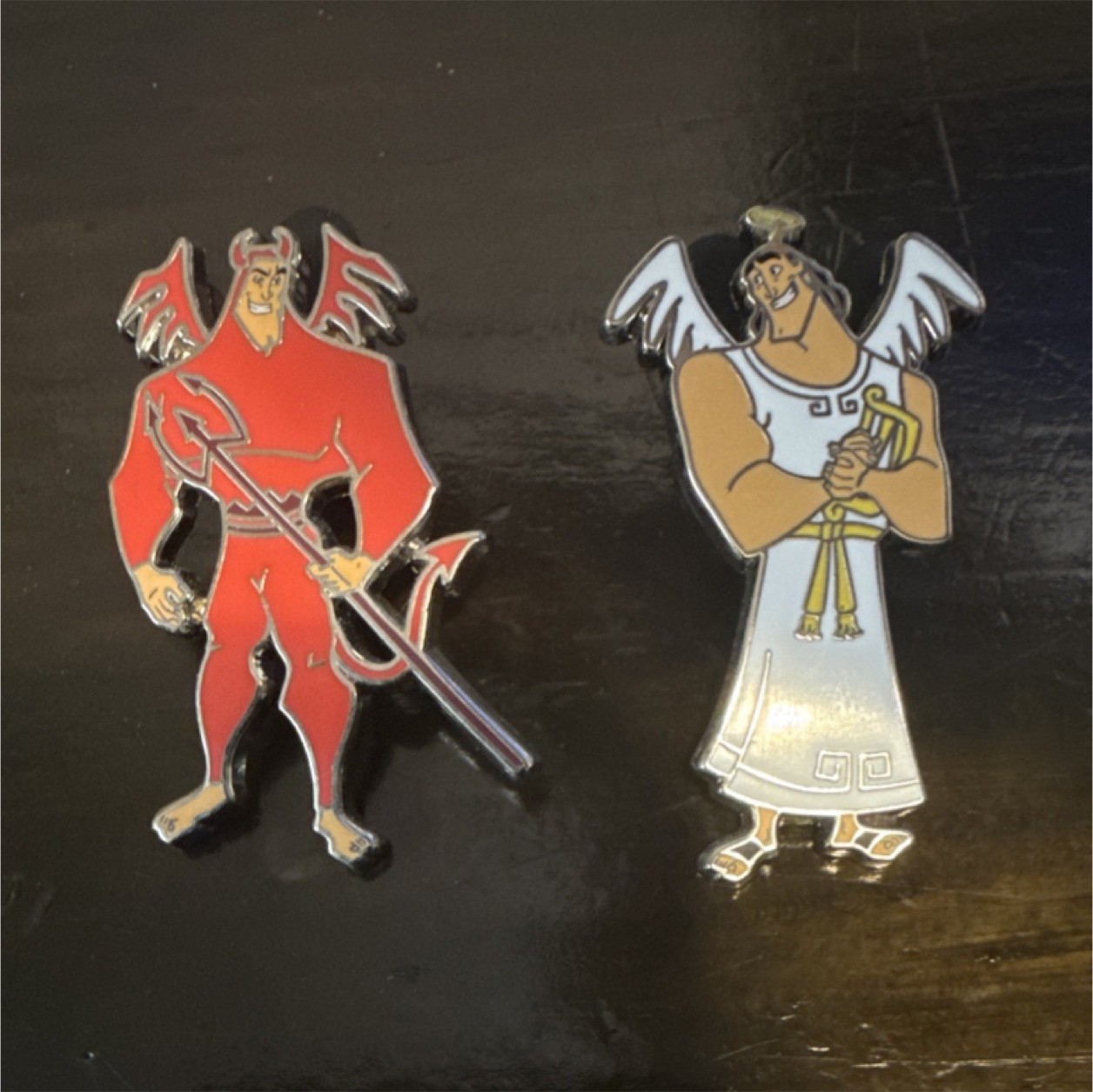 Disney Emperor’s New Groove Devil & Angel Pins Set Disney Theme Park