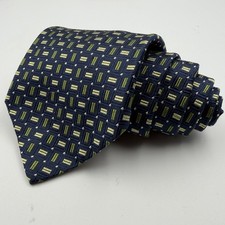 Brooks Brothers 346 Multi-Color Geometric Pure Silk Tie - Made in USA