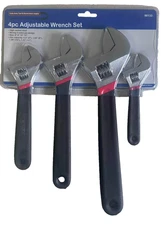4Pc Adjustable Crescent Wrench
