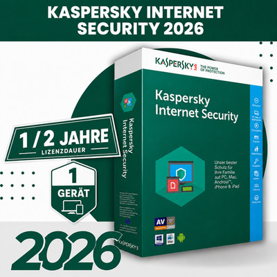 K Internet Security 2026 | für Windows - Key  per eMail- 1 Gerät / 1-2 Jahre