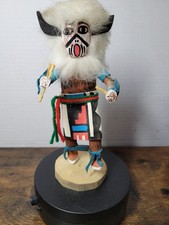 Handcrafted Navajo Figurine Buffalo w/Signature