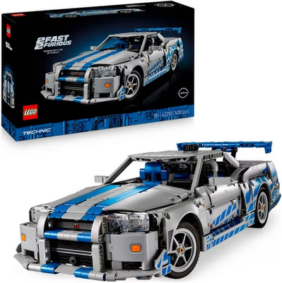 72194069 LEGO  2 Fast 2 Furious Nissan Skyline GT-R (R34) Flitzer (42210)
