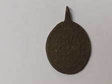 Alte religi&ouml;se Medaille Benediktus- oder Pilgermedaille
