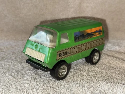 Vintage Tonka Camper Van w/ Scenic Decal, #941, "Tiny Tonka" Series, 1970's