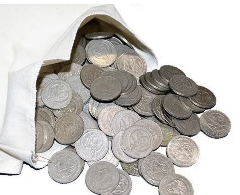 OLD MEXICAN COIN LOT S Mexico 12 LARGE 20 PESOS COINS