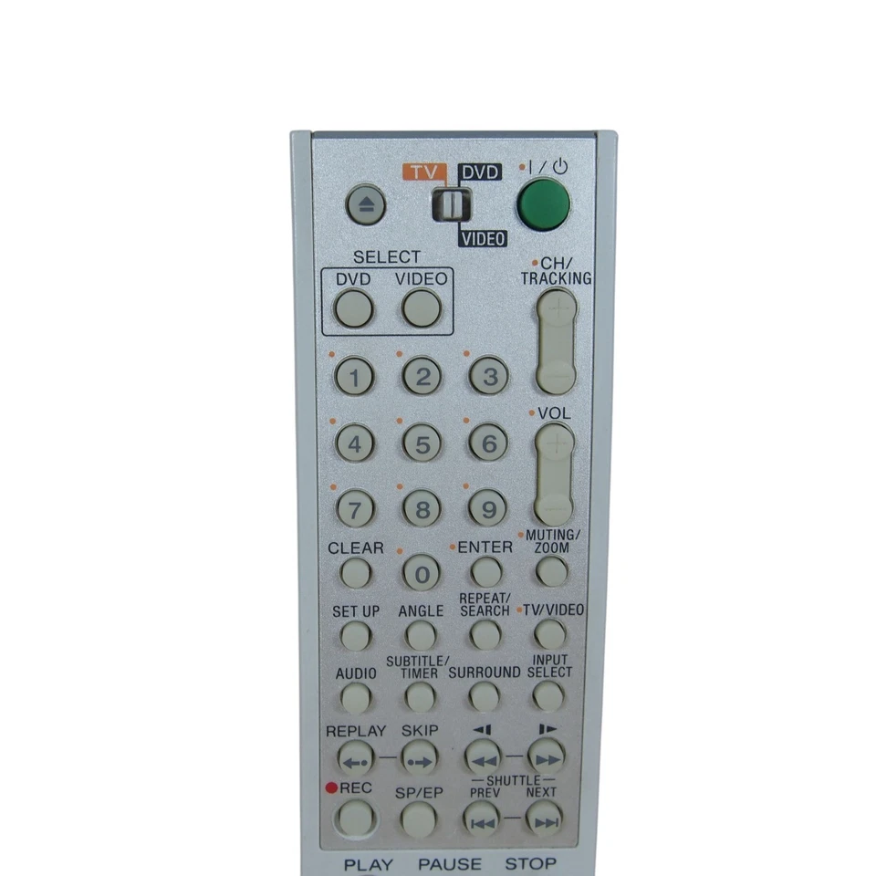 Sony RMT-V501E DVD VCR Combo Remote Control For SLV-D370P, SLV-D360P, SLV-D271P - Image 2 of 4