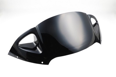 Cultwerk Racing Windshield schwarz glänzend für Harley FLTR Road Glide 15-24
