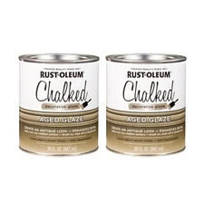 Rust Oleum Chalked Decorative Glaze Pack Of 2 30 Ounce Antique Finish Paint