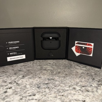 dbrand AirPods Pro 3rd Gen Grip Black Plastic Fitted Case H6WK3D- Carnage Skin
