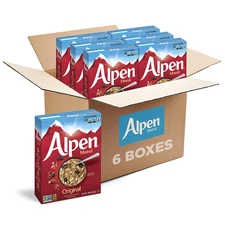 Muesli Original Cereal, Heart Healthy Cereal with Wheat Flakes, Rolled Oats, Nut